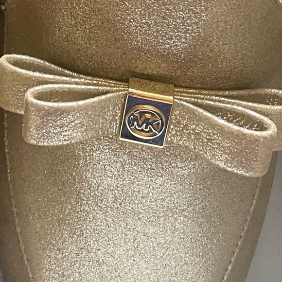 Brand New Michael Kors Sibyl Metallic Flat Loafer - Picture 4 of 7